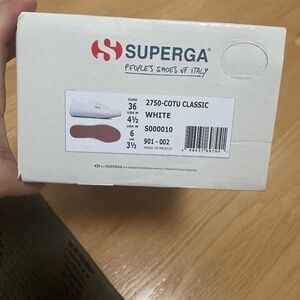 Superga-white-size6 sneakers
